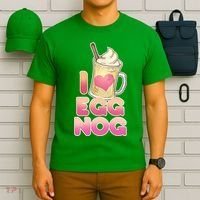 Christmas I Love Eggnog T-Shirt thumb 6
