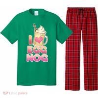 Christmas I Love Eggnog Pajama Set thumb 0