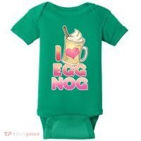 Christmas I Love Eggnog Baby Bodysuit thumb 0