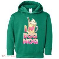 Christmas I Love Eggnog Toddler Hoodie thumb 0
