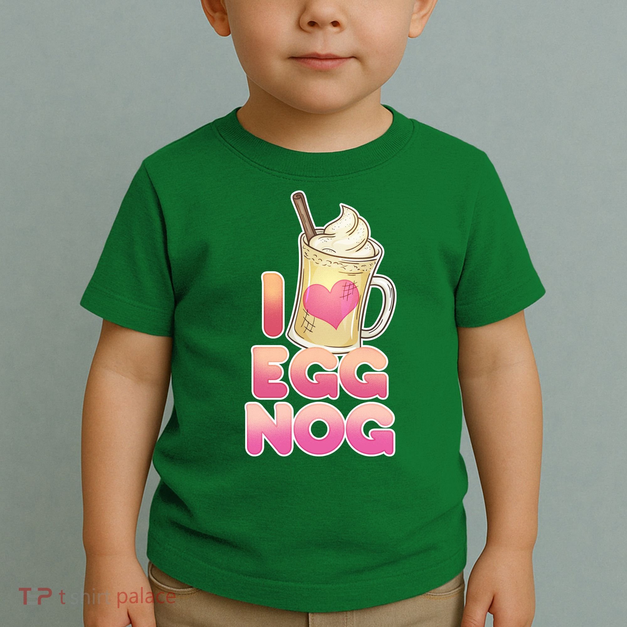 Christmas I Love Eggnog Toddler T-Shirt