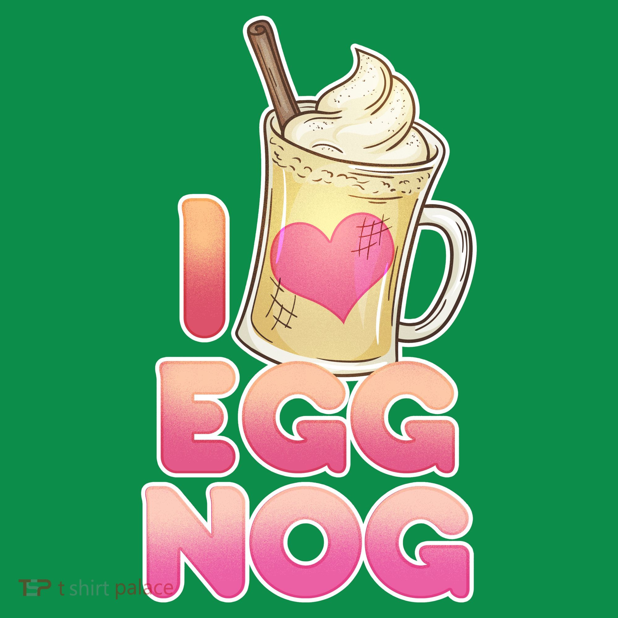 Christmas I Love Eggnog Women's Long Sleeve Shirt
