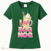 Christmas I Love Eggnog Women's T-Shirt thumb 0