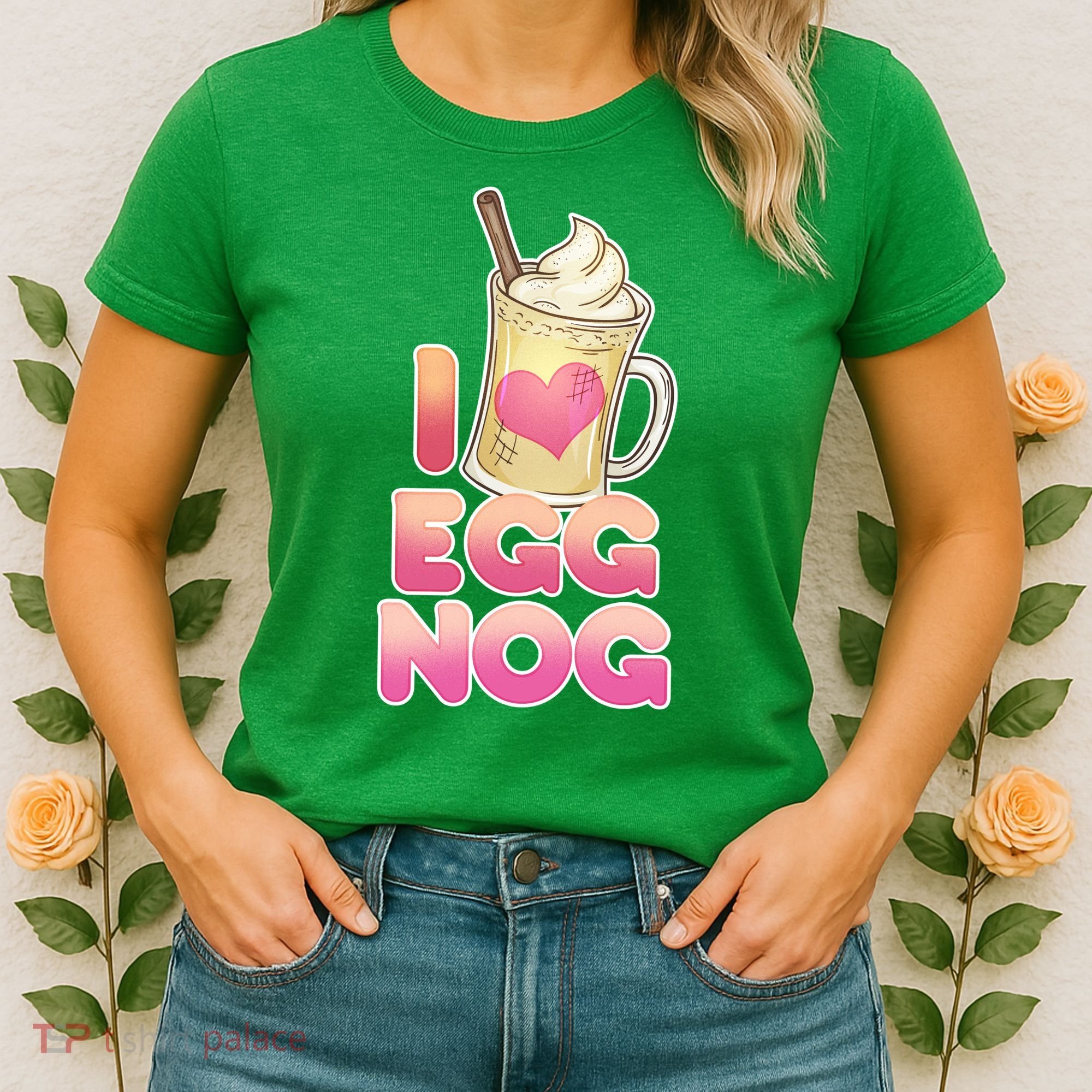Christmas I Love Eggnog Women's T-Shirt