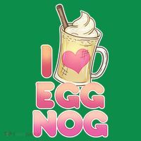 Christmas I Love Eggnog Kids Sweatshirt thumb 2