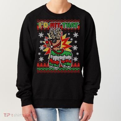 Christmas I'd Hit That Llama Pinata Ugly Sweater Women's Sweatshirt