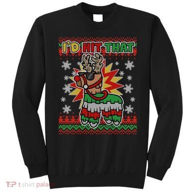 Christmas I'd Hit That Llama Pinata Ugly Sweater Sweatshirt