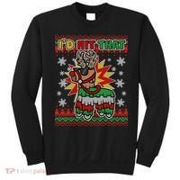 Christmas I'd Hit That Llama Pinata Ugly Sweater Sweatshirt thumb 0