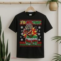 Christmas I'd Hit That Llama Pinata Ugly Sweater T-Shirt thumb 2