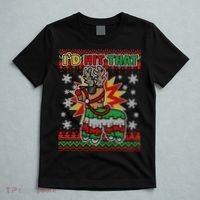 Christmas I'd Hit That Llama Pinata Ugly Sweater T-Shirt thumb 5