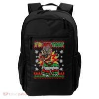 Christmas I'd Hit That Llama Pinata Ugly Sweater Backpack thumb 0