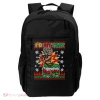 Christmas I'd Hit That Llama Pinata Ugly Sweater Backpack thumb 0