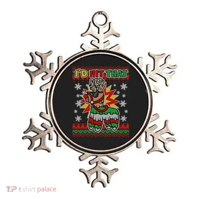 Christmas I'd Hit That Llama Pinata Ugly Sweater Ornament