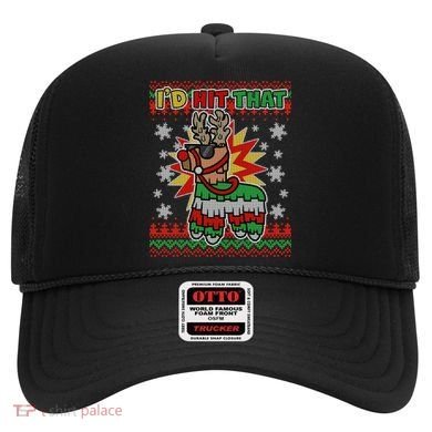 Christmas I'd Hit That Llama Pinata Ugly Sweater Hat