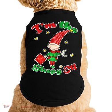 Christmas I'm The Sleepy Elf Doggie Tank