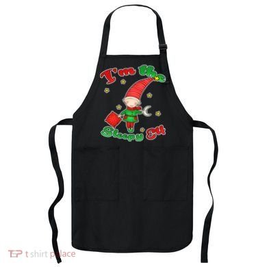 Christmas I'm The Sleepy Elf Apron