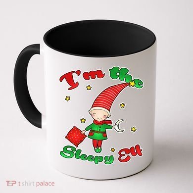 Christmas I'm The Sleepy Elf Coffee Mug