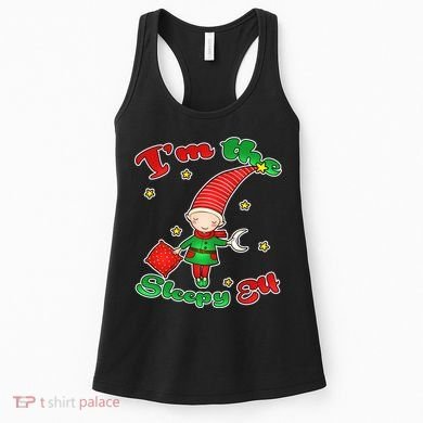 Christmas I'm The Sleepy Elf Women's Tank Top