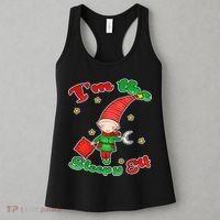 Christmas I'm The Sleepy Elf Women's Tank Top thumb 3