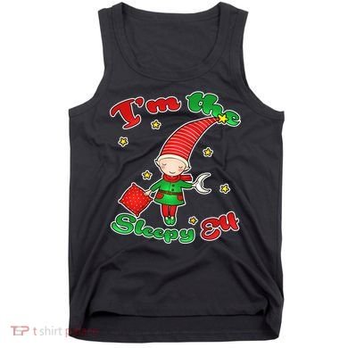 Christmas I'm The Sleepy Elf Tank Top