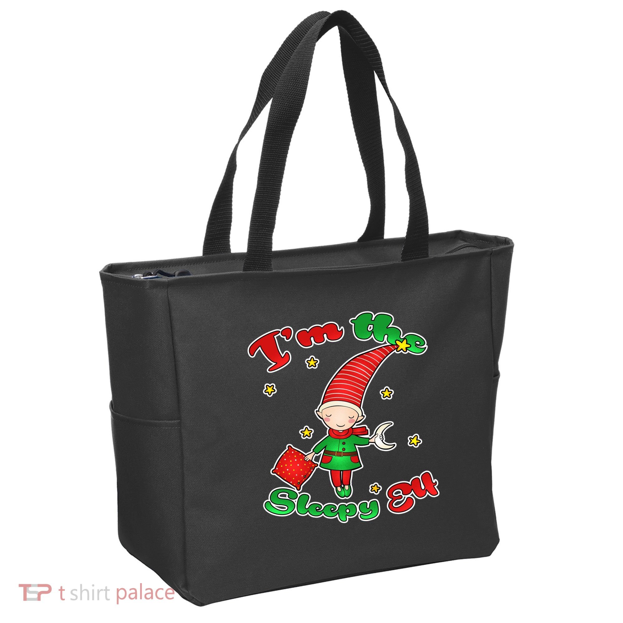 Christmas I'm The Sleepy Elf Tote Bag