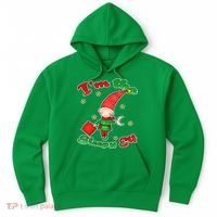 Christmas I'm The Sleepy Elf Hoodie thumb 0