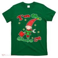 Christmas I'm The Sleepy Elf T-Shirt thumb 0