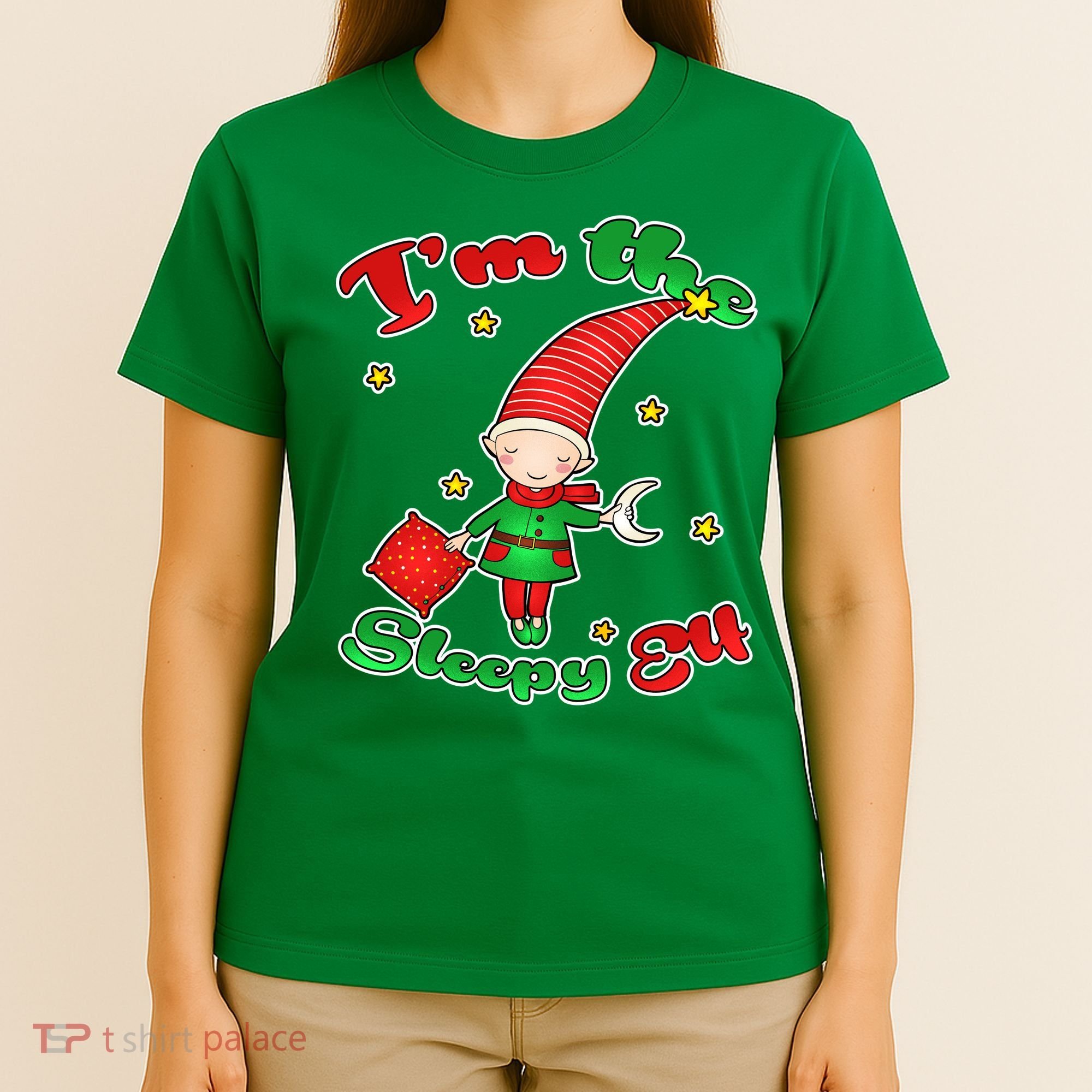 Christmas I'm The Sleepy Elf T-Shirt