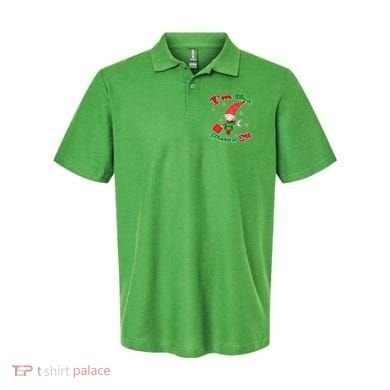 Christmas I'm The Sleepy Elf Polo