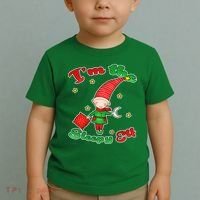 Christmas I'm The Sleepy Elf Toddler T-Shirt thumb 2