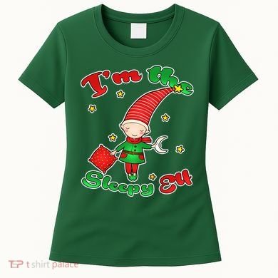 Christmas I'm The Sleepy Elf Women's T-Shirt