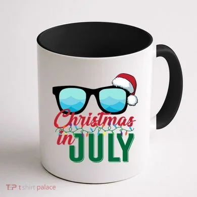 Christmas In July Coffee Mug back