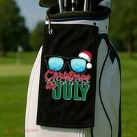 Christmas In July Golf Towel thumb 2