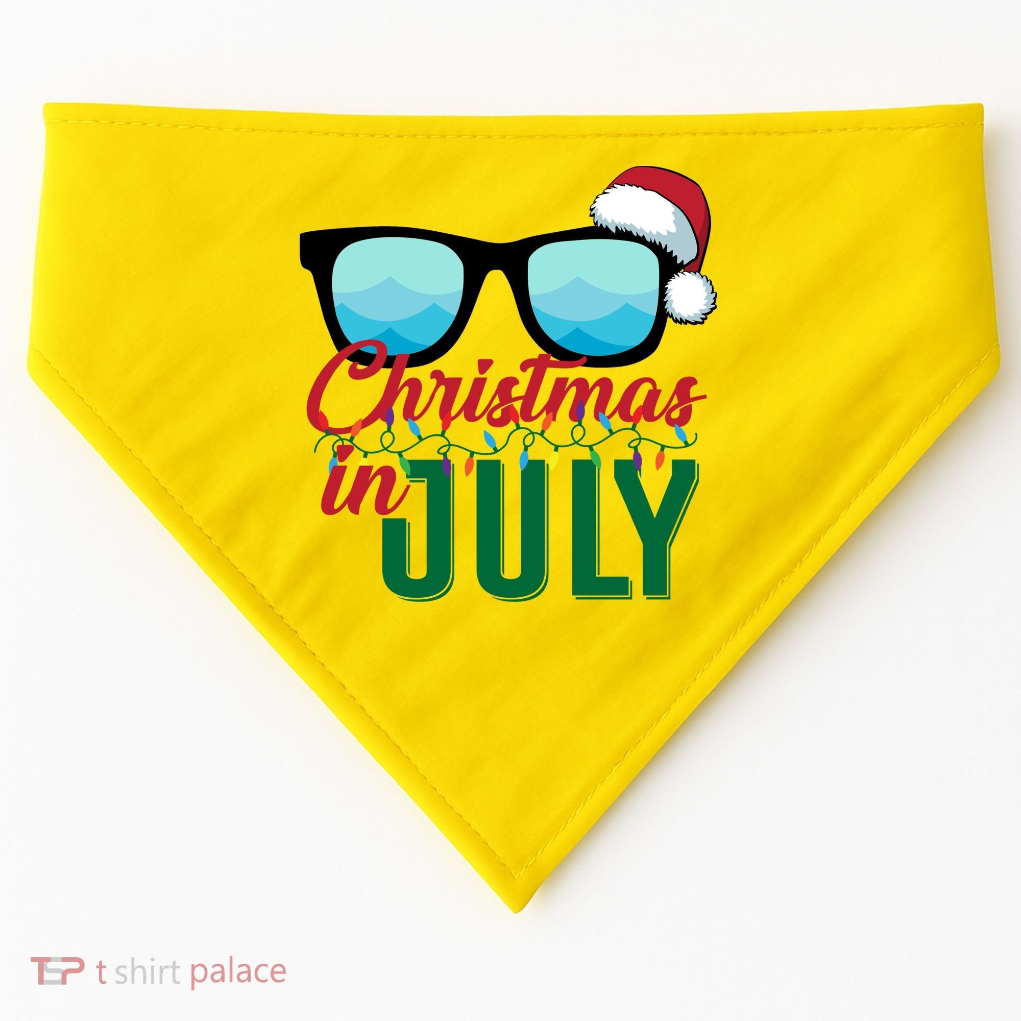 Christmas In July USA-Made Doggie Bandana