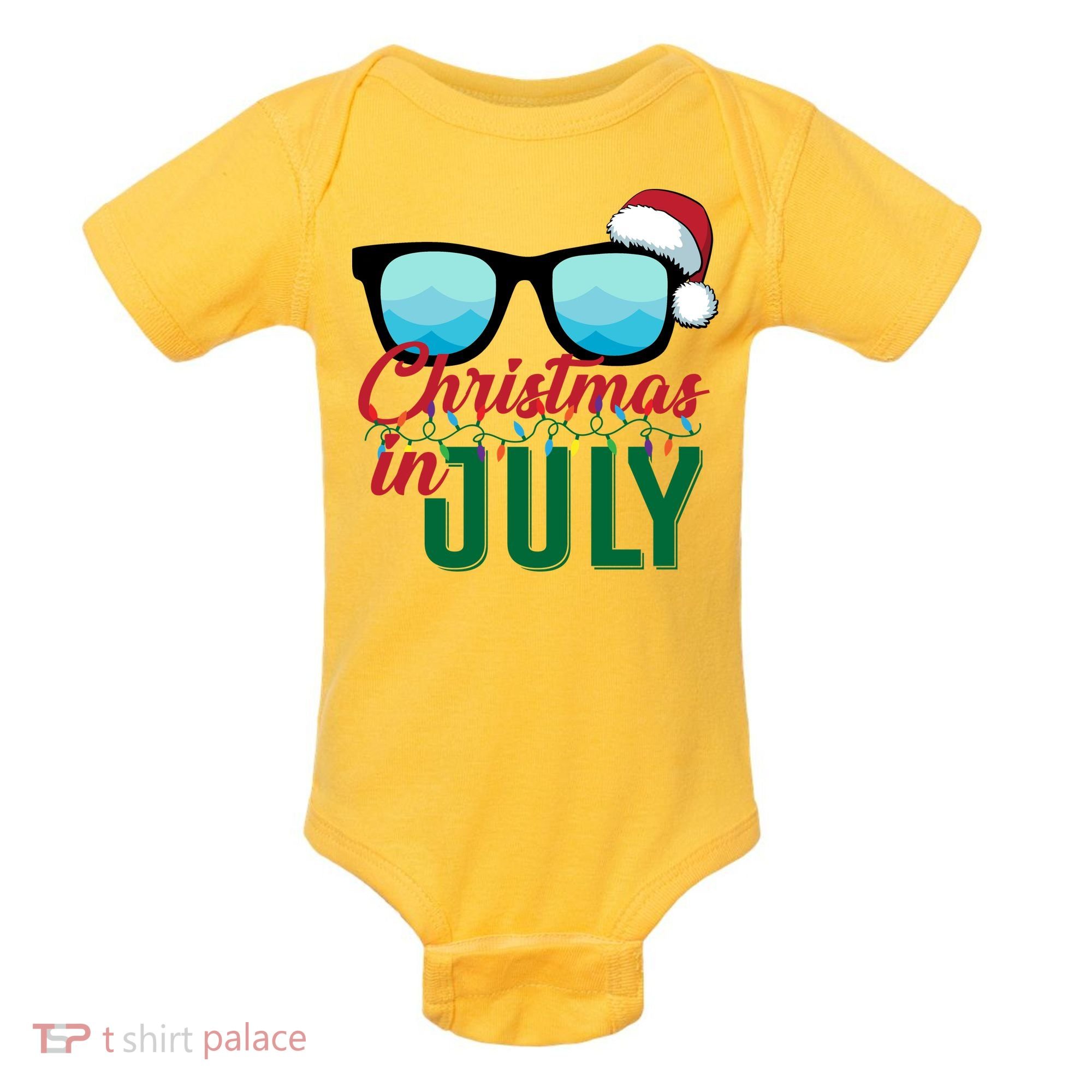 Christmas In July Baby Bodysuit