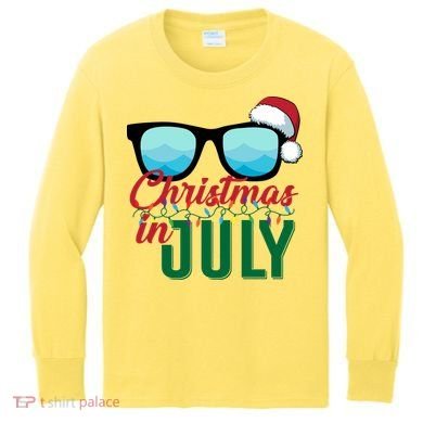 Christmas In July Kids Long Sleeve Shirt