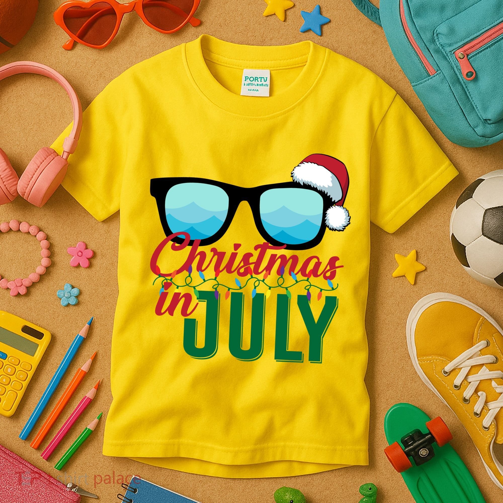 Christmas In July Kids T-Shirt