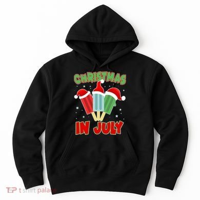 Christmas In July Festive Popsicles Hoodie