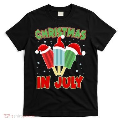 Christmas In July Festive Popsicles T-Shirt