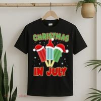 Christmas In July Festive Popsicles T-Shirt thumb 2
