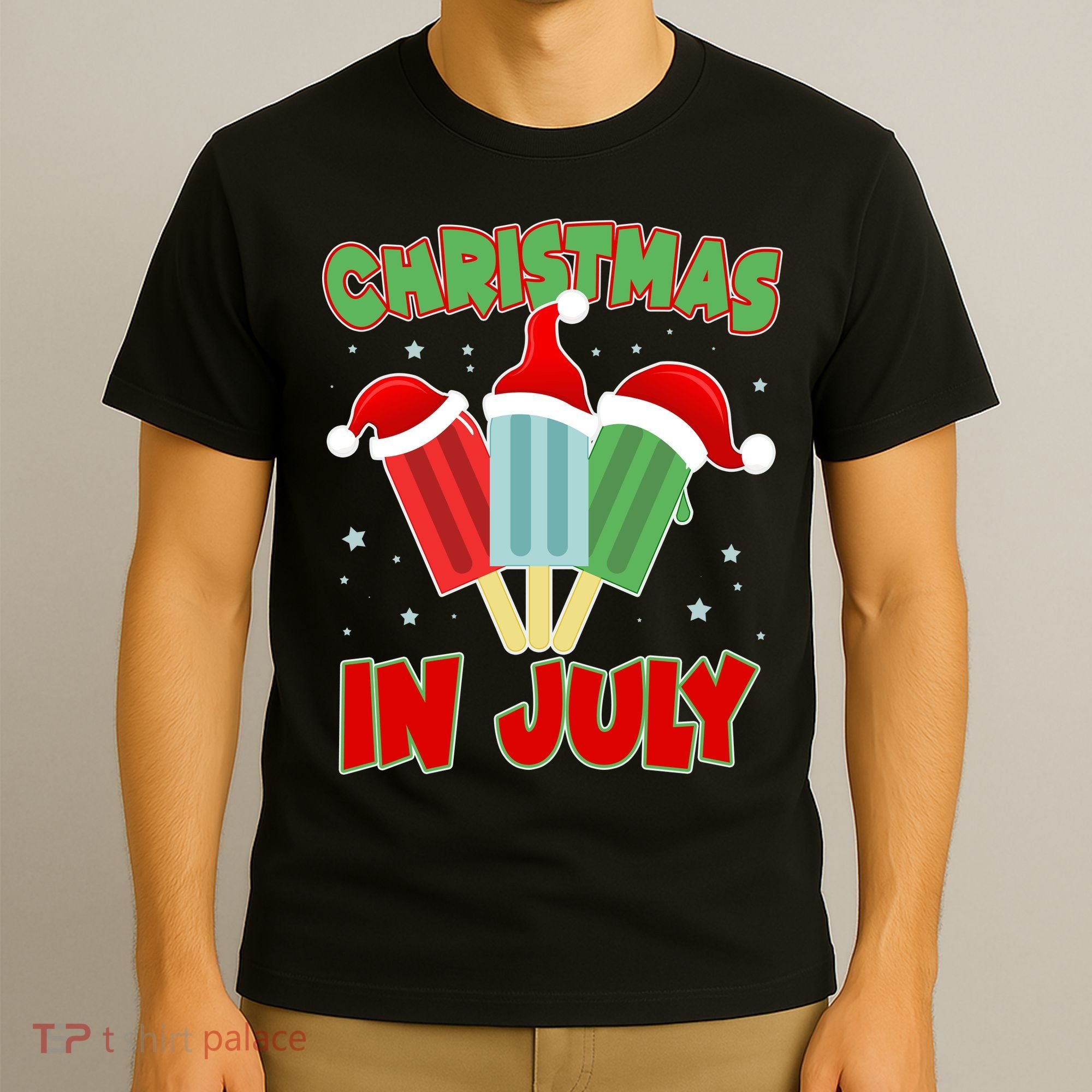 Christmas In July Festive Popsicles T-Shirt
