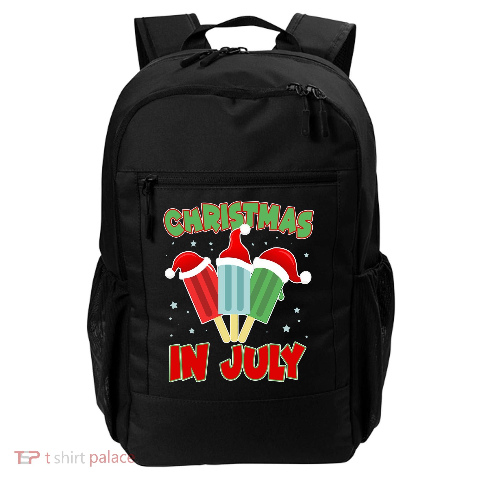 Christmas In July Festive Popsicles Backpack