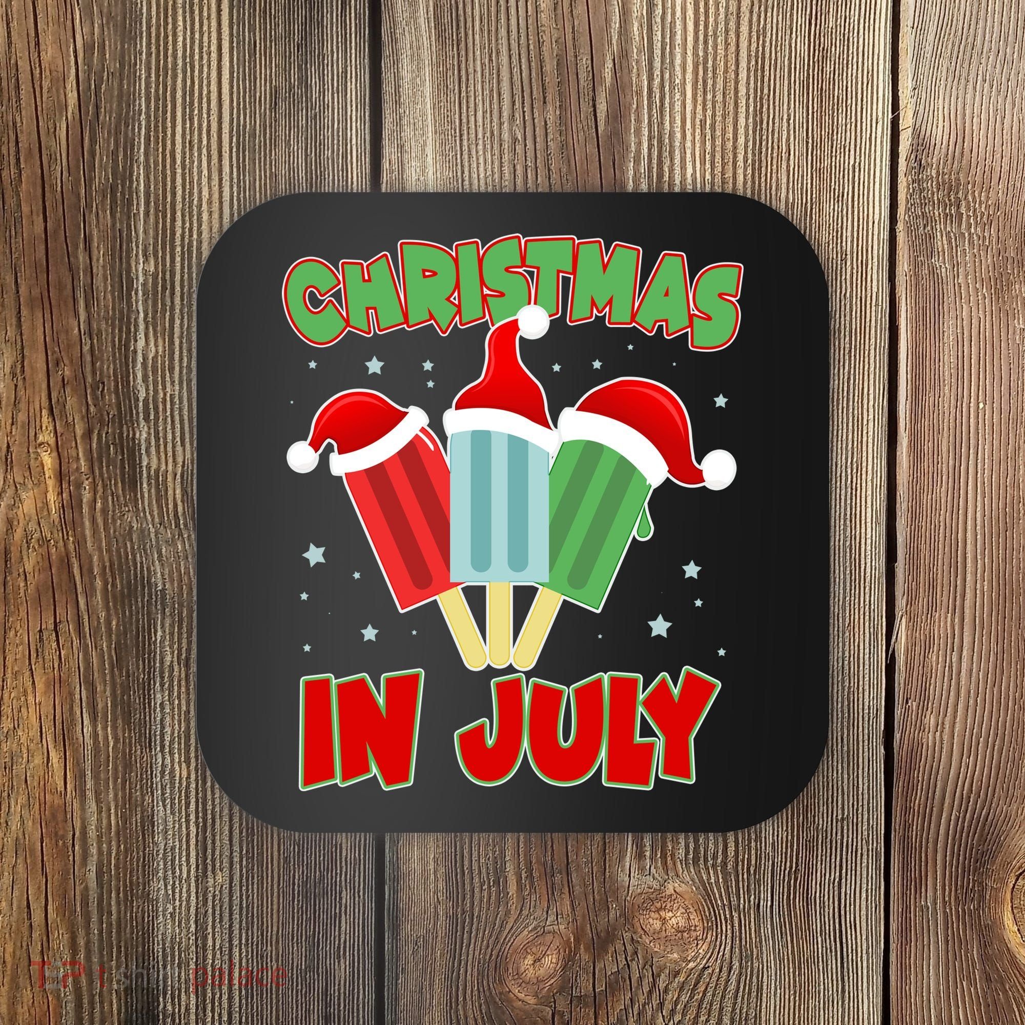 Christmas In July Festive Popsicles Coaster