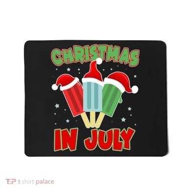 Christmas In July Festive Popsicles Mousepad