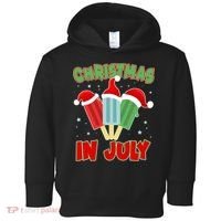 Christmas In July Festive Popsicles Toddler Hoodie thumb 0
