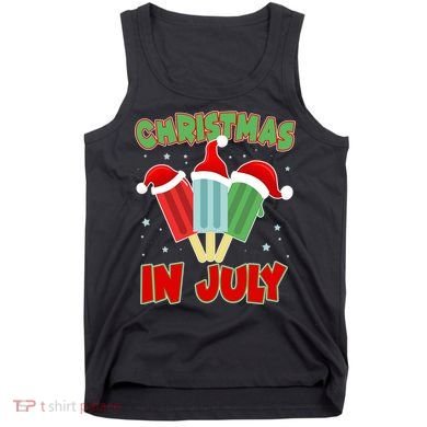 Christmas In July Festive Popsicles Tank Top