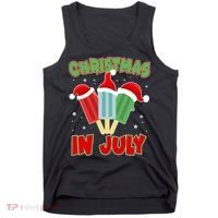 Christmas In July Festive Popsicles Tank Top thumb 0