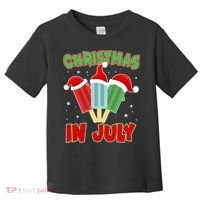 Christmas In July Festive Popsicles Toddler T-Shirt thumb 0