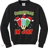 Christmas In July Festive Popsicles Kids Sweatshirt thumb 0
