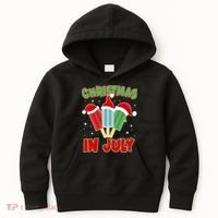 Christmas In July Festive Popsicles Kids Hoodie thumb 0